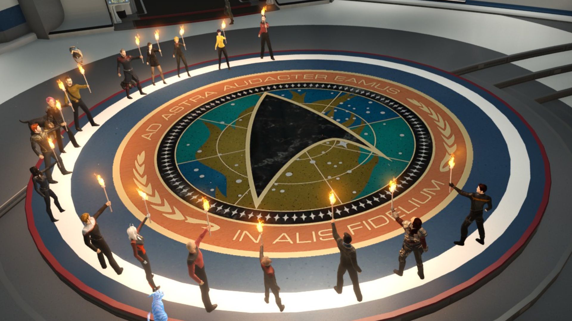 Star Trek Online players are holding public vigils to mourn Patrick Stewart