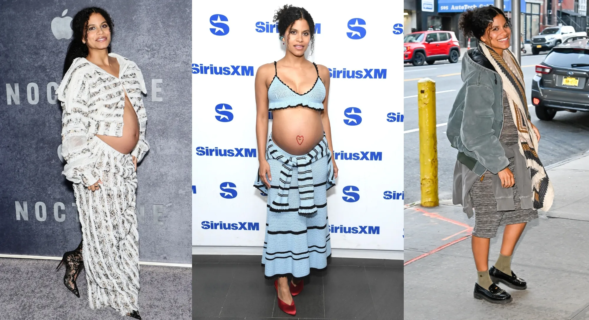 Zazie Beetz Is Making Cool ‘It’ Girl Shoes a Key Element of Her Maternity Style