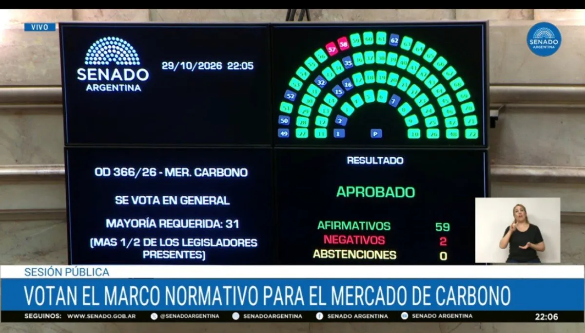 Argentina’s Senate Backs Carbon Market Bill In 60-2 Vote, Opening Door To Billions In Potential Exports