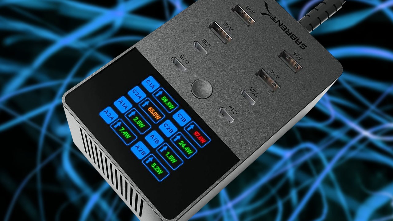 Never Run Out of Ports Again With This Sabrent 8-Port 252W USB Charging Station, on Sale for Black Friday