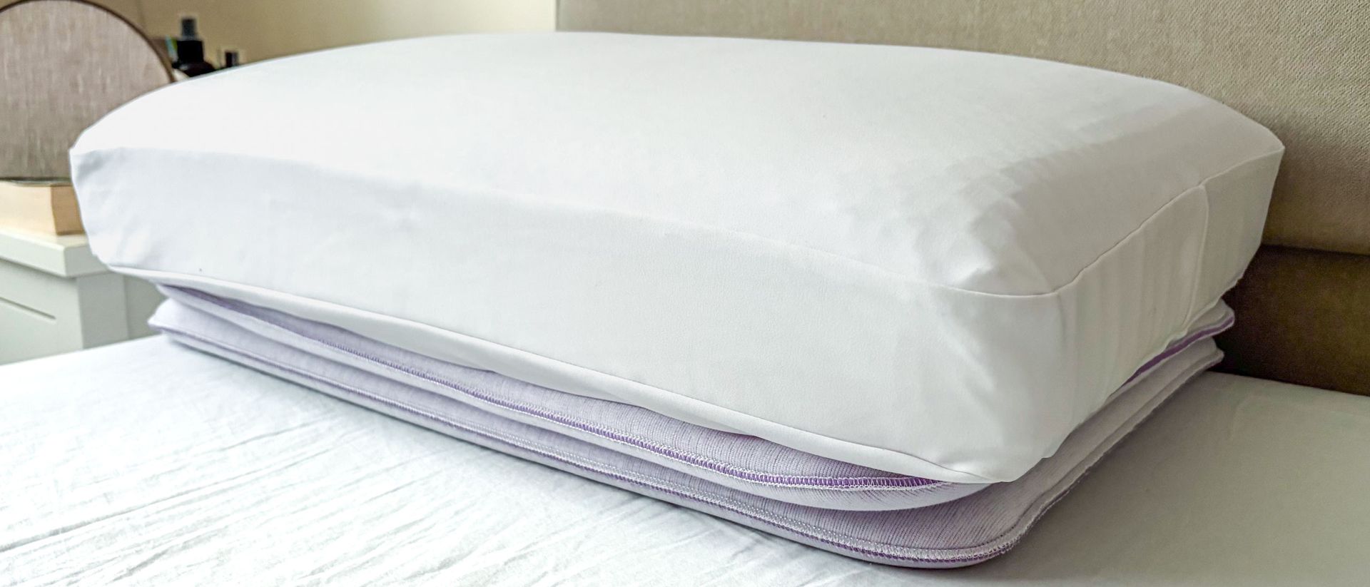 Purple's DreamLayer pillow is total luxury for all sleep styles — but there's one big reason I can't give it 5 stars