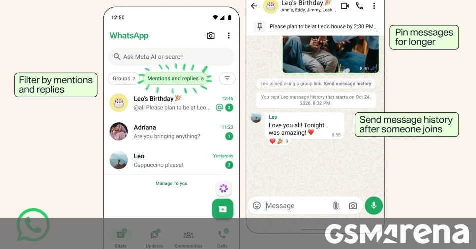 WhatsApp announces new features, including Group Status