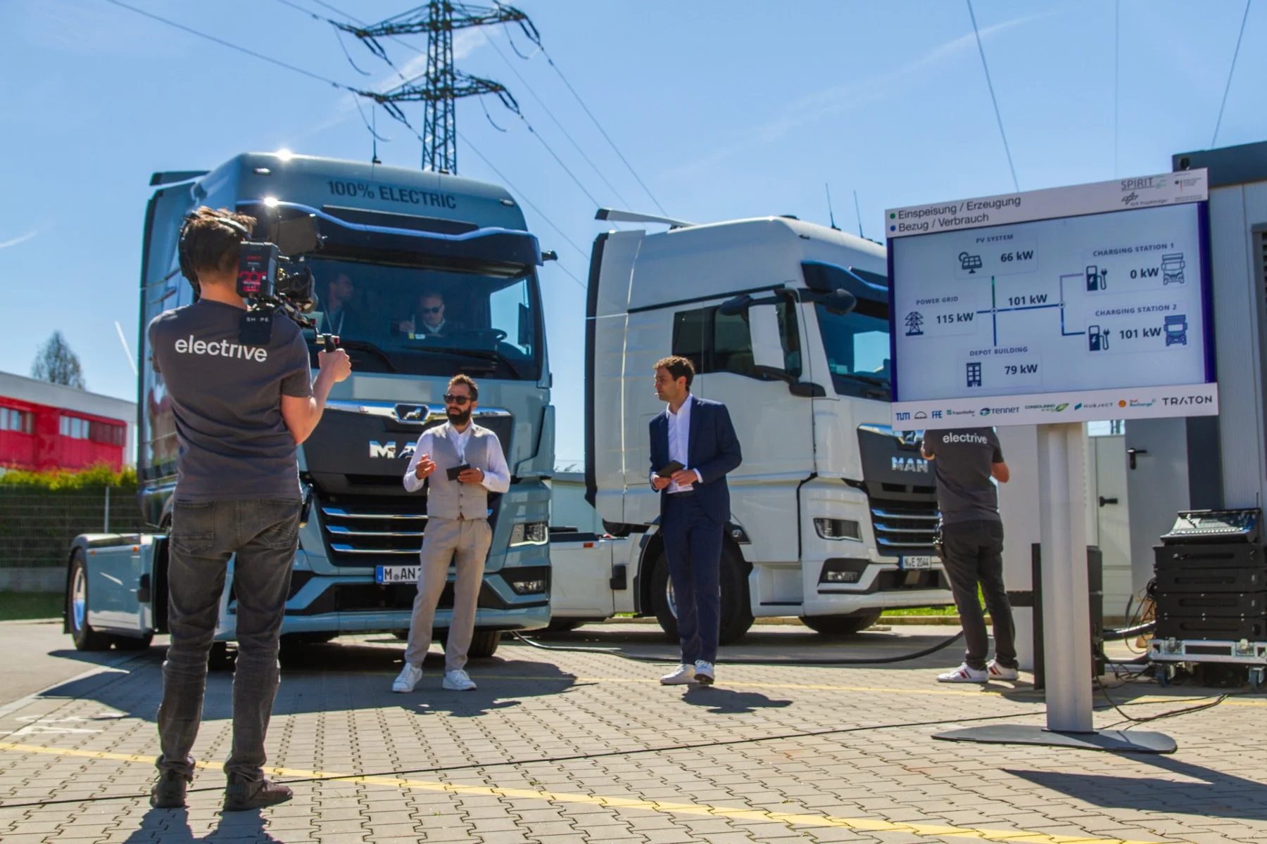 SPIRIT-E project concludes that e-trucks can serve as mobile power banks