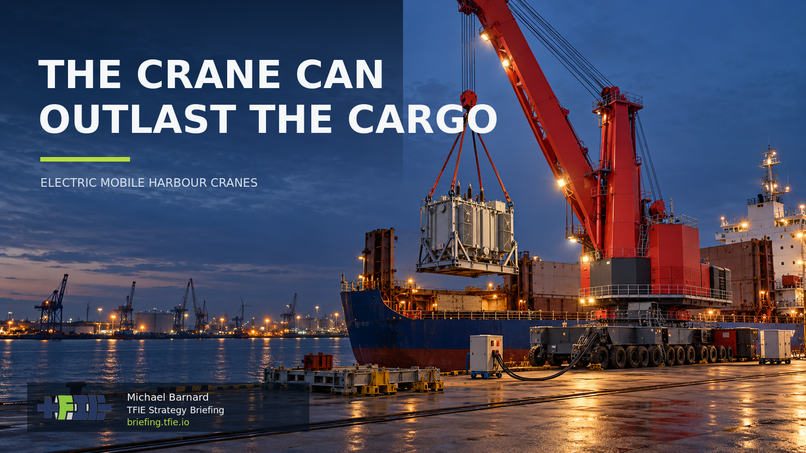 Antwerp’s Electric Cranes Can Handle More Than Today’s Cargo